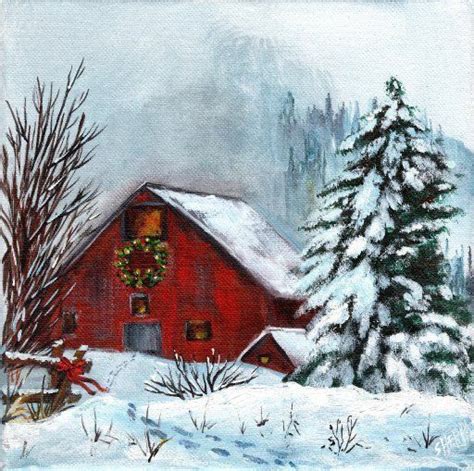 Pin By Michele Snow On Christmas Treasures Christmas Paintings On