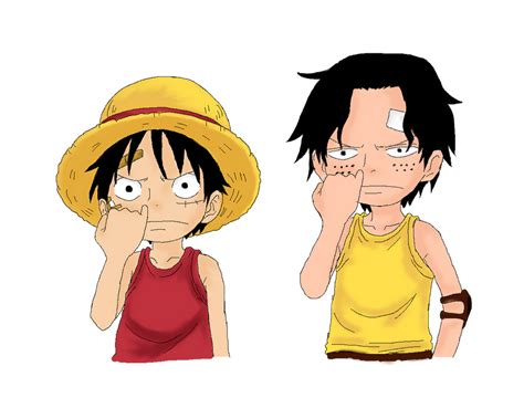 Luffy And Ace By Gurrenash On Deviantart