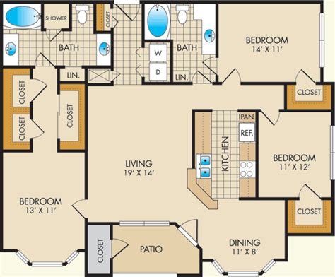 500 Square Feet Apartment Floor Plan