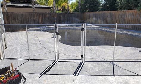 Durable and long lasting, virgin vinyl is the best liner material on the market. Baby Guard Pool Fence Fresno - Baby Guard