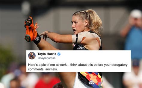 Tayla Harris Has Zero Time For Internet Commenters Being Gross At Her