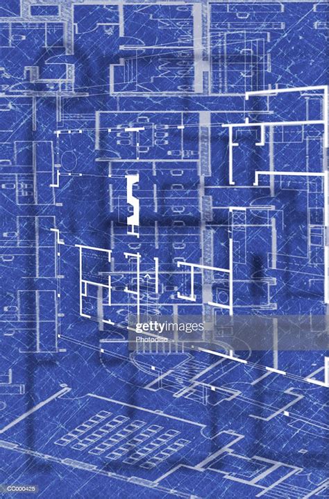 Superimposed Blueprints High Res Vector Graphic Getty Images