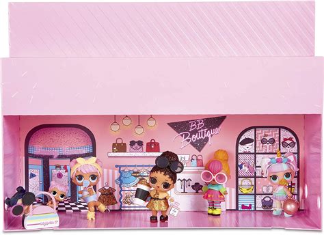 Lol Surprise 3 In 1 Mini Shops Playset With Exclusive Collectible Doll Display Case Holds 36