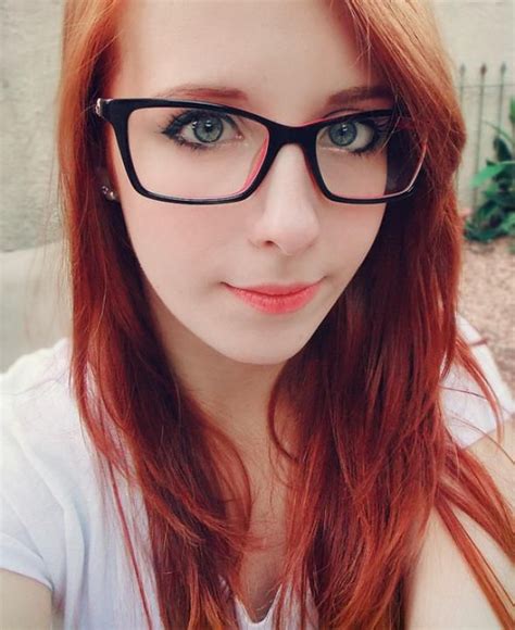 Glasses Redheads Pretty Babe Redhead