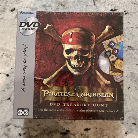 Pirates Of The Caribbean Dvd Treasure Hunt Board Game Disney New