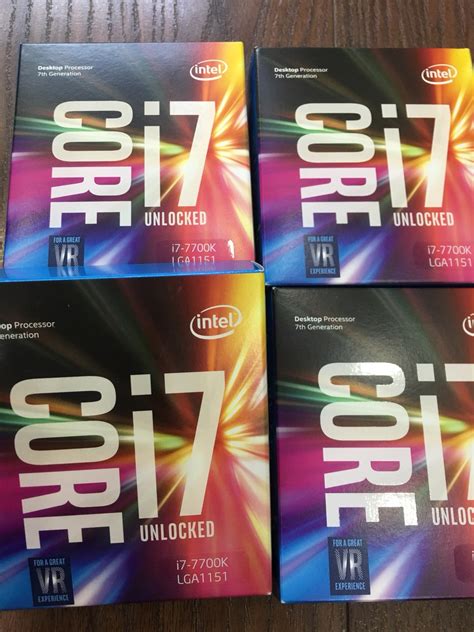 Cpu Intel Core I7 7700k 42ghz Chính Hãng New Seal Full Box