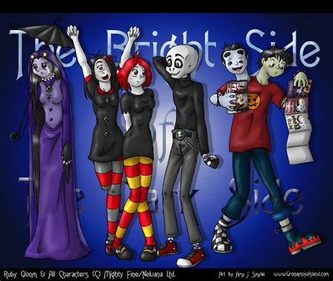 Ruby Gloom Character Lineup By ~amyjsmylie On Deviantart Ruby Gloom