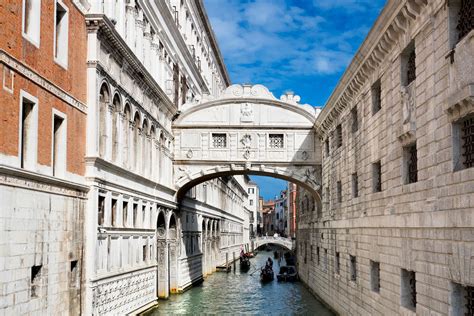 A Visit To The Bridge Of Sighs In Venice Italy