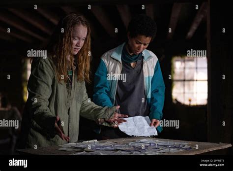Yellowjackets From Left Liv Hewson Jasmin Savoy Brown Old Wounds