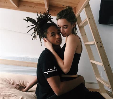 Jaden Smith Poses With His Girlfriend Sarah Snyder