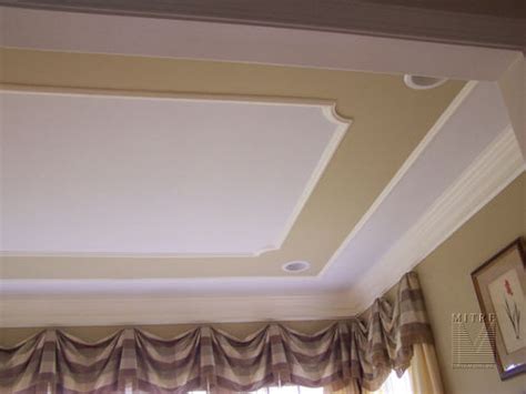 We are installing crown moulding in our kitchen. Ceiling Mouldings & Coffers - MITRE CONTRACTING, INC.