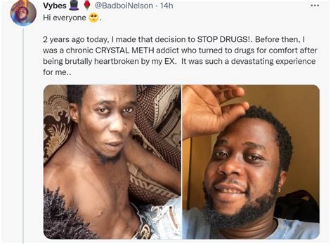 Nigerian Man Shares His Amazing Transformation Photos Two Years After He Stopped Being A Crystal