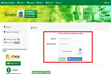 Portal Do Servidor Ms Como Emitir Contracheque Online