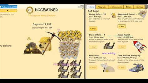 Many Dogecoin Doge Miner Pt 2 Youtube