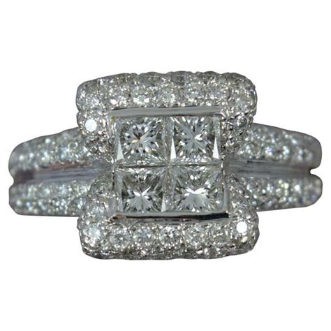 Large 075 Carat Diamond 9 Carat Gold Ring For Sale At 1stdibs 9