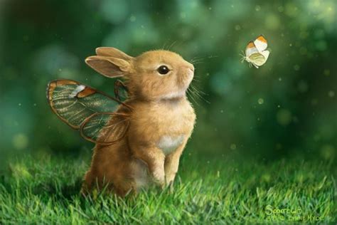 Butterfly Bunny By Poppie101 On Deviantart Bunny Art Tame Animals