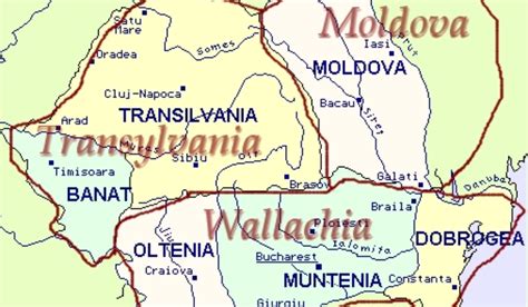 Maps By Scottwallachia Transylvania And The Real Dracula 11320