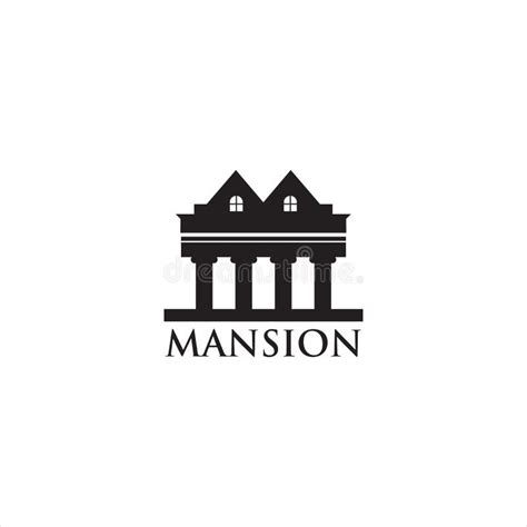 Mansion Logo Design Vector Template Stock Illustration Illustration