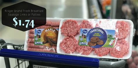 Place patties in a cold skillet. Kroger brand Fresh Breakfast Sausage Links or Patties JUST ...
