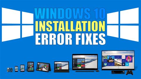 How To Fix Windows 10 Installation Errors Microsoft Windows 10 YouTube