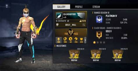 Free fire's rules of the game allow friendly players to give each other gifts or give and receive rewards. Colonel FF's in-game Free Fire ID, stats, country, and more