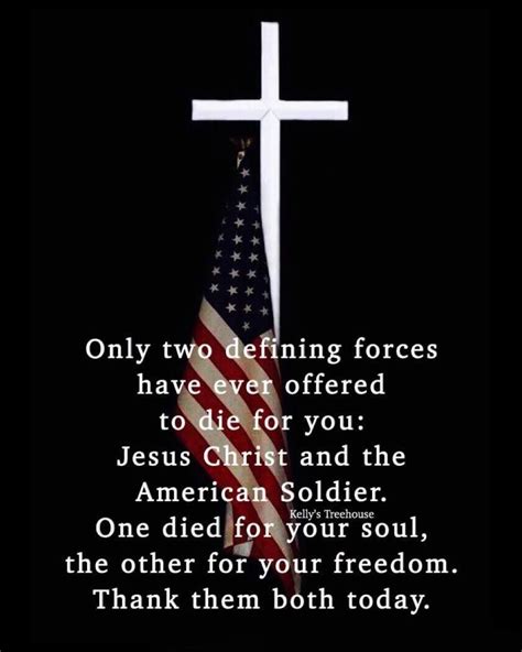 Only Two Defining Forces Have Ever Offered To Die For You Jesus Christ