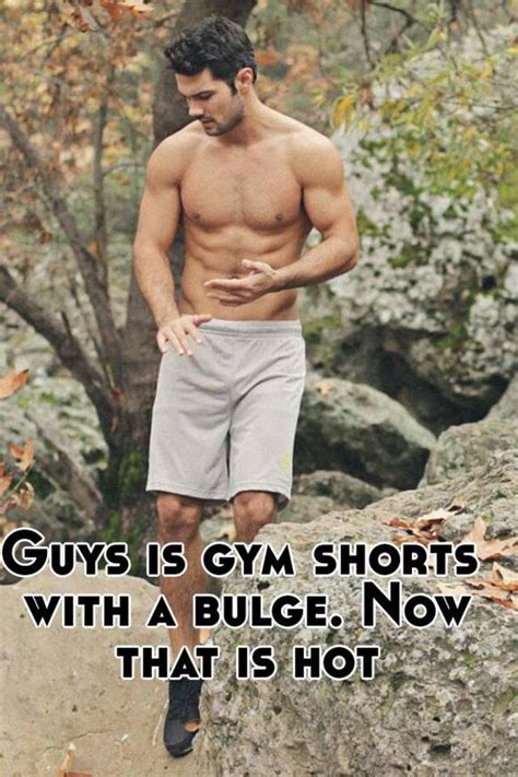Guys Is Gym Shorts With A Bulge Now That Is Hot