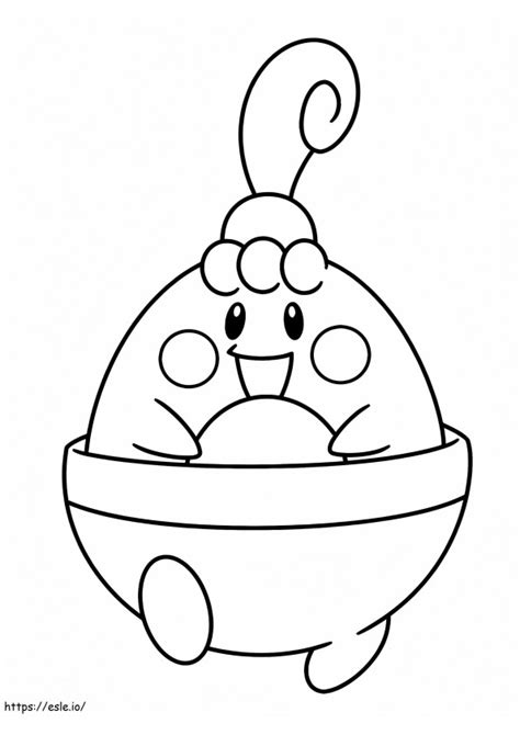 Cute Igglybuff Pokemon Coloring Page
