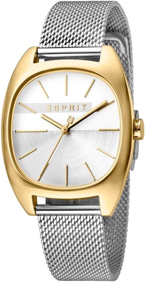 Esprit Infinity Silver Gold Mesh L Es1l038m0115 Hodinky 365cz