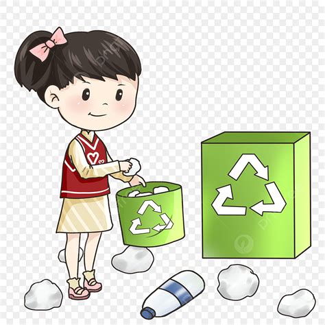 Dibujos Animados De Reciclaje Para Niños