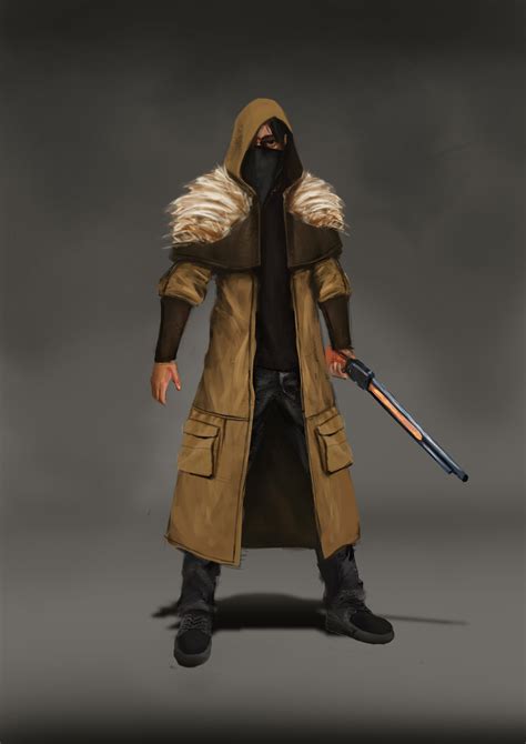 Artstation Post Apocalyptic Bandit Costume Concept Design