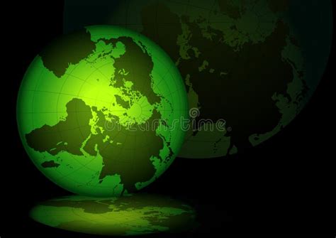 Green Globe Stock Vector Illustration Of International 7548133