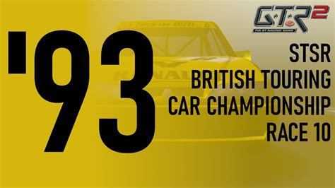 Stsr British Touring Car Championship 1993 Race 10 Youtube