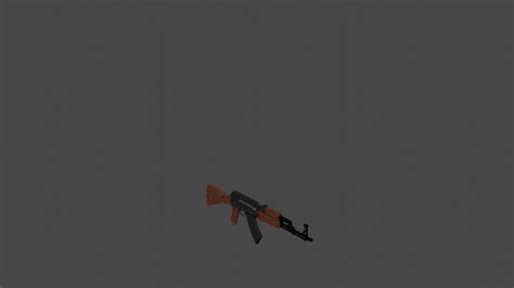 Ak 47 Rifle 3d Model Cgtrader