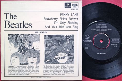 Nostalgipalatset Beatles Penny Lane 3 Ep Swe 67