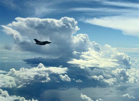 Clouds Plane Sky Military Jet Sky Wallpapers Hd Desktop And