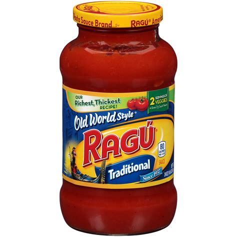 Ragu Spaghetti Sauce Old World Style Traditional 24oz Jar Garden Grocer