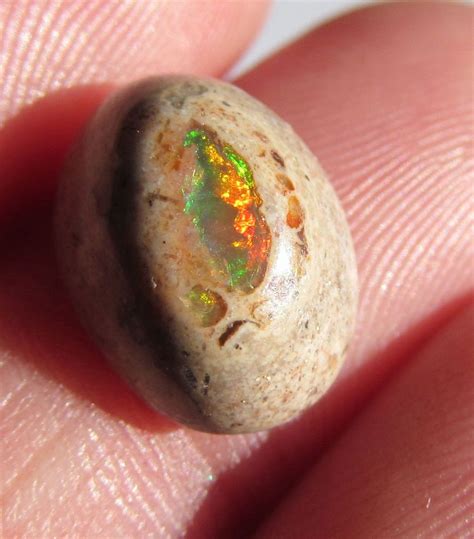 4 Ct Mexican Fire Opal Beautiful Fire All Natural Free Us Shipping