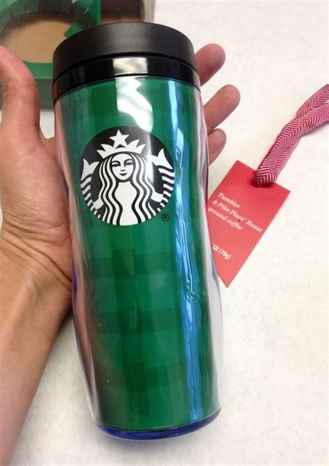 Starbucks Tumbler 16 Oz Travel Coffee Mug Green Plastic Mermaid New In