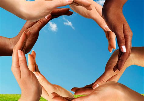Multiracial Hands Making A Circle Together Formation Et Conseil En
