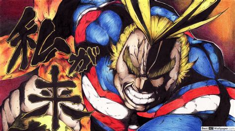 My Hero Academia All Might Hd Wallpaper Download