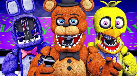 Five Nights At Freddy S Song Fnaf 2 Sfm Withered µthunder Remix Youtube Music