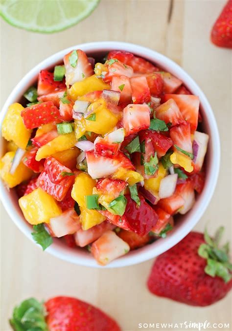 Strawberry Mango Salsa Fresh And Easy Somewhat Simple