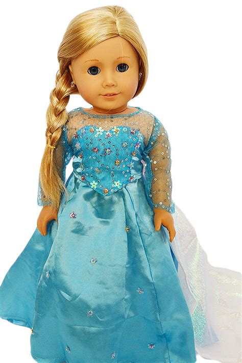 Elsa Dress For American Girl Dolls My Brittanys