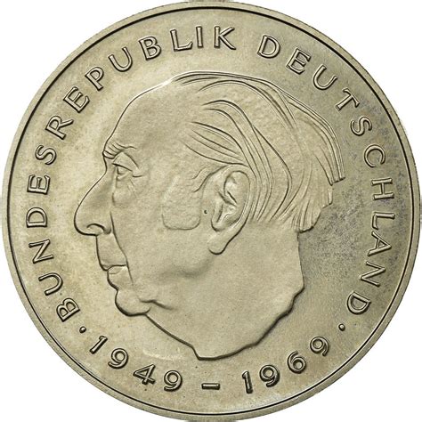 Two Marks 1979 Theodor Heuss Coin From Germany Online Coin Club