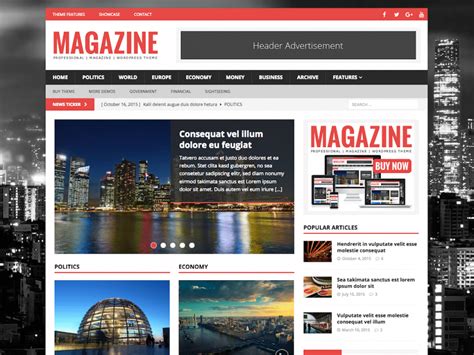 Best Free Wordpress Magazine Themes Themes Directory