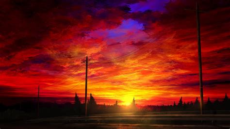 Check out the top 60+ anime sunset backgrounds for desktop and mobile devices. Download 3840x2160 Anime Sunset, Landscape, Clouds, Sky ...