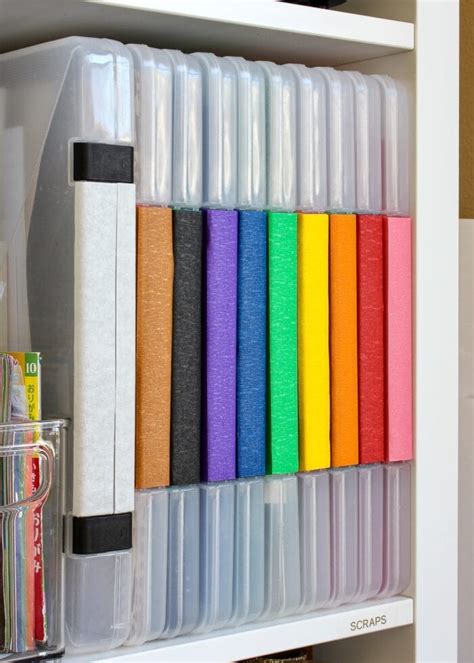 How To Store Scrapbook Paper Scraps The Homes I Have Made