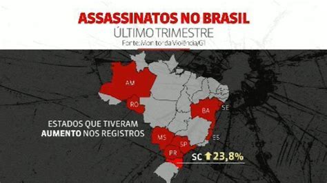 número de assassinatos no brasil caiu 19 em 2019 segundo levantamento do g1 g1 globonews