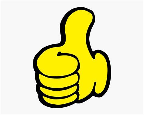 Like Png Thumbs Up Cartoon Yellow Transparent Png Kindpng Images And